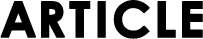 ARTICLE