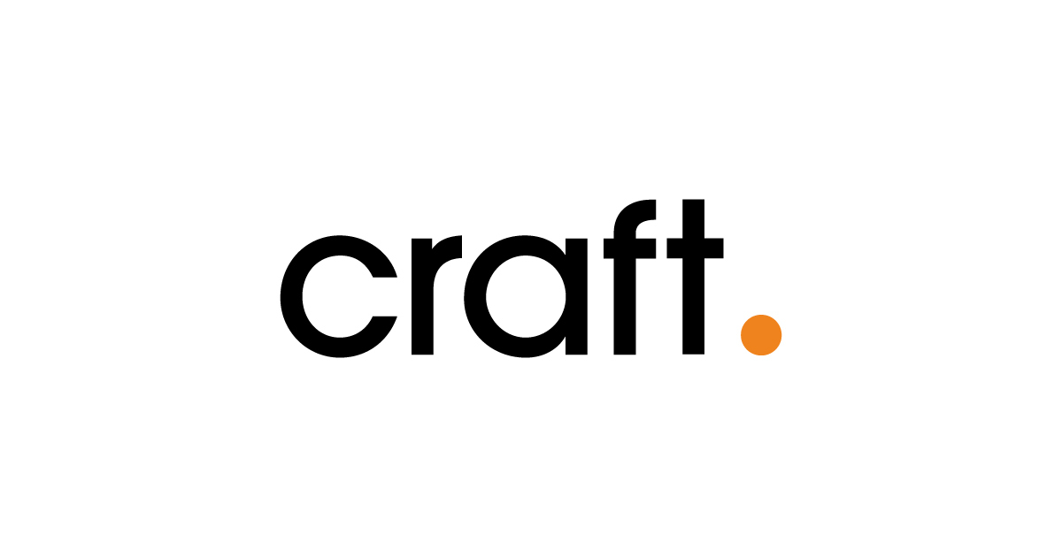 「craft.［クラフト］」のロゴマーク。