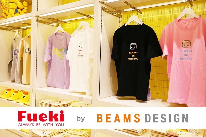 店内で限定販売されるアパレルアイテム。ビームスのライセンスビジネスブランド「BEAMS DESIGN」がデザインを手掛けている。