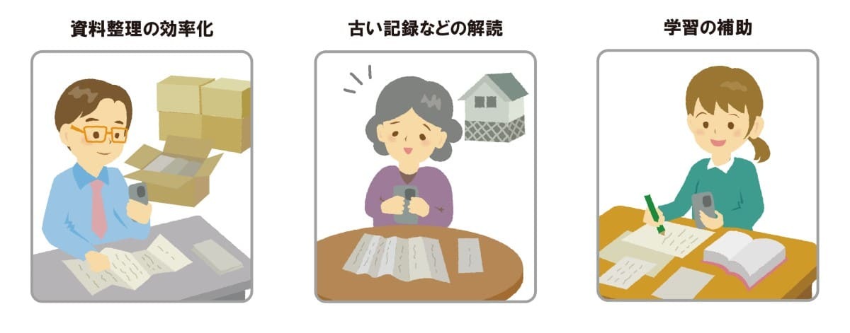 想定される利活用のシーン